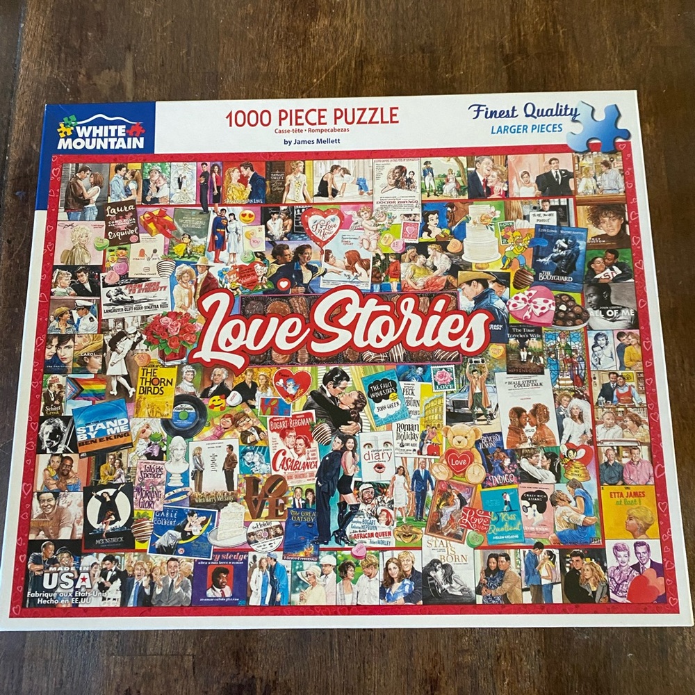 White Mountain ‘Love Stories’ 1000 piece puzzle